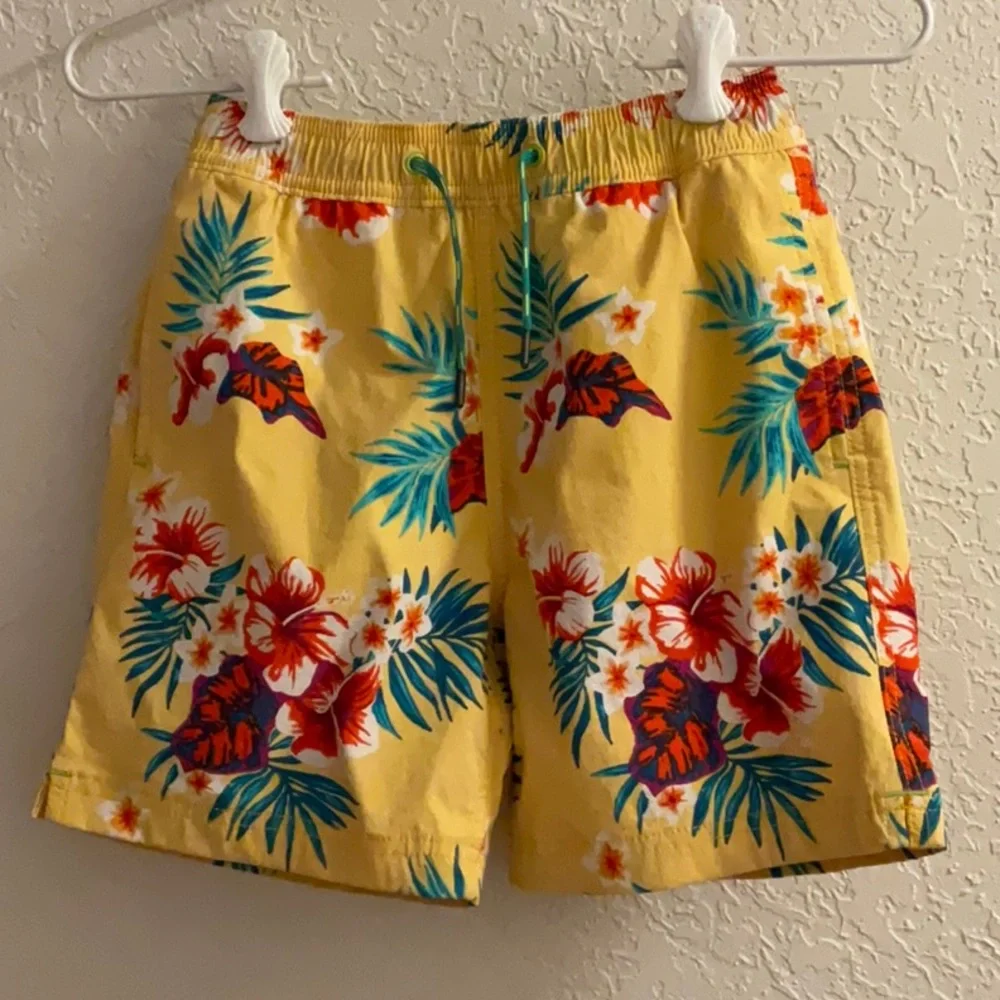 Crewcuts by J, Crew Multi-Colored Patterned Boys’ Swim Trunks